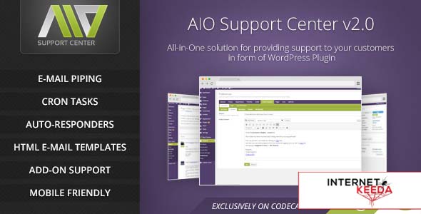 2062-AIO Support Center v2.2 - WordPress Ticketing System