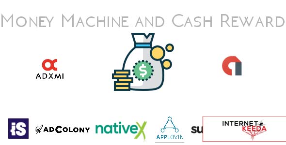 2111-Money Machine and Cash Reward with Backendless, Push and 6 Ad Networks