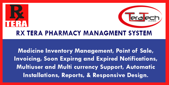 2149-Rx Tera v2.0 - Complete Pharmacy Management Application