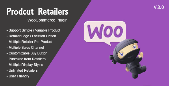 2188-Product Retailers v2.9 - Woocommerce WordPress Plugin