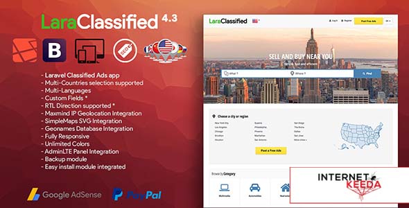 2408-LaraClassified v4.3 - Geo Classified Ads CMS