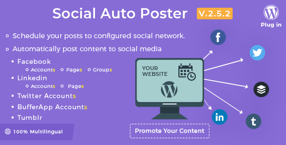 2419-Social Auto Poster v2.5.2 - WordPress Plugin