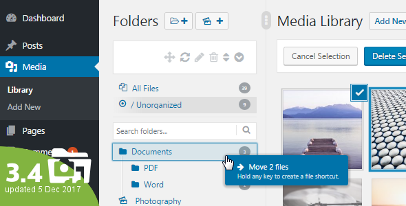 2875-WP Real Media Library v3.4.6 - Media Categories / Folders