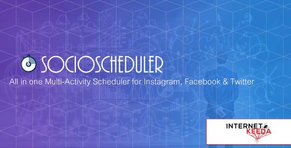 2594-SocioScheduler - All in one Multi-Activity Scheduler for Instagram, Facebook & Twitter