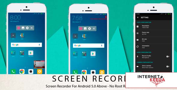 2620-Screen Recorder - Android 5.0 Above - No Root Require