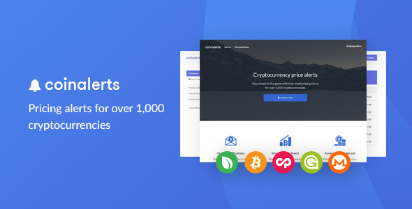 2638-CoinAlerts - Price alerts for 1,000 Cryptocurrencies