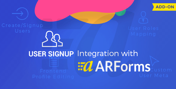 3056-User Signup for Arforms v1.6