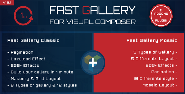 2749-Fast Gallery for Visual Composer v3.1 - Wordpress Plugin