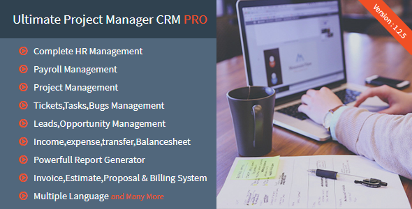 2752-Ultimate Project Manager CRM PRO v1.2.5