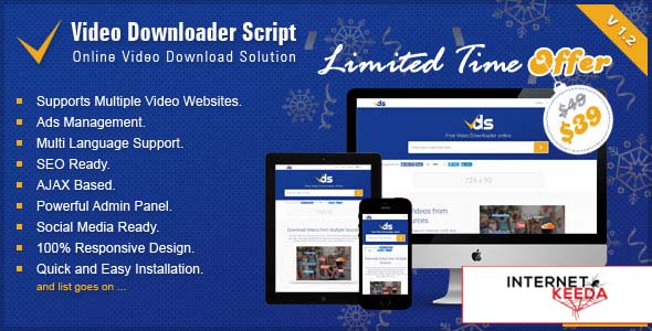 2803-Video Downloader Script v1.2 - All In One Video Downloader