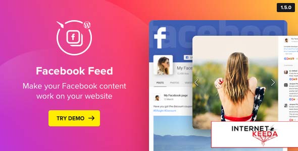 3016-WordPress Facebook Plugin v1.5.0 - Facebook Feed Widget