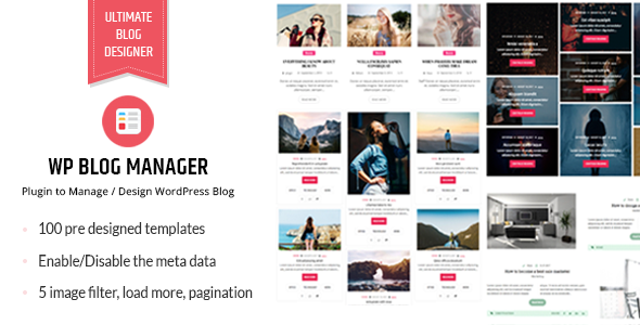 3049-WP Blog Manager v1.0.9 - Plugin to Manage Design Blog