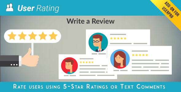 3072-User Rating Review Add on for UserPro v3.8.2