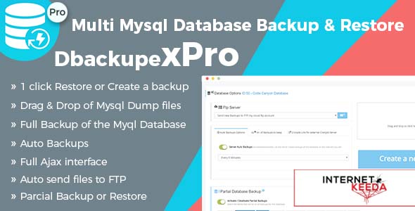 3144-Professional Mysql Database Backup & Restore Script - DbackupeX Pro