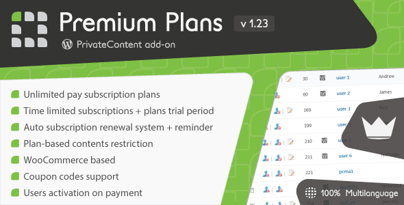 3223-PrivateContent - Premium Plans add-on v1.23