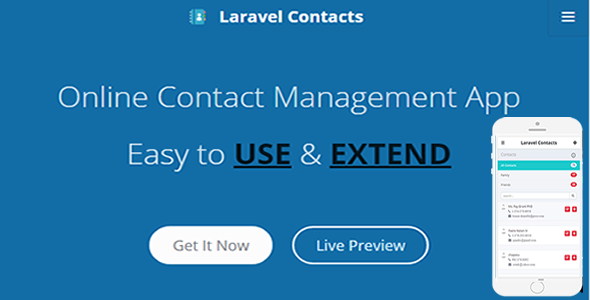 3247-Laravel Contact - Online Contact Management App