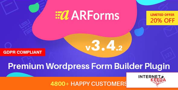 3296-ARForms v3.4.2 - Wordpress Form Builder Plugin