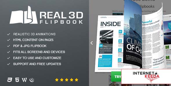 4154-Real3D FlipBook v3.5.4 - WordPress Plugin