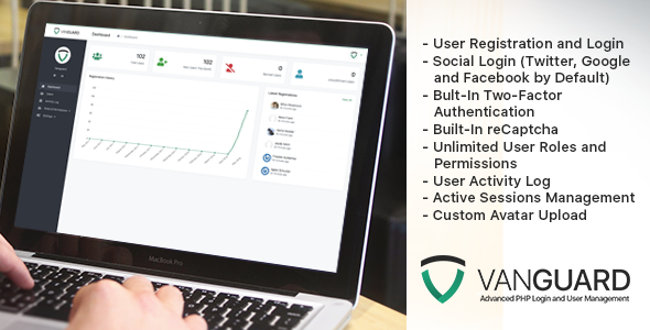 3372-Vanguard v3.0.0 - Advanced PHP Login and User Management