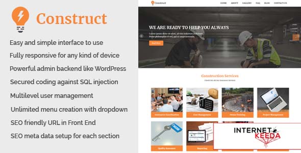 3384-Construct - Building and Construction Website CMS