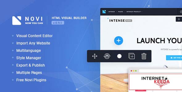 3425-Novi v0.9.1 - HTML Page Builder & Visual Content Editor