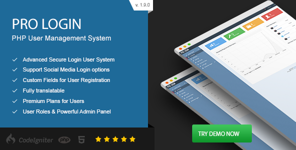 3469-Pro Login v1.9.0 - Advanced Secure PHP User Management System