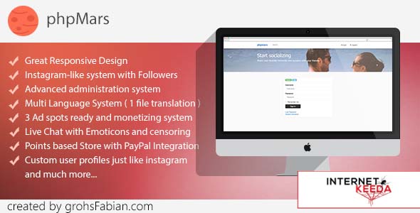3708-phpMars v1.1.0 - Photos Social Network ( instagram clone )