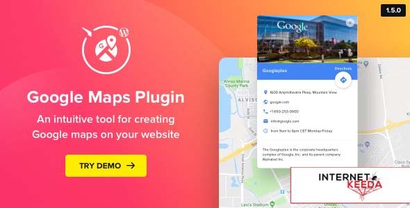 3740-WP Google Maps v1.5.0 - Map Plugin for WordPress