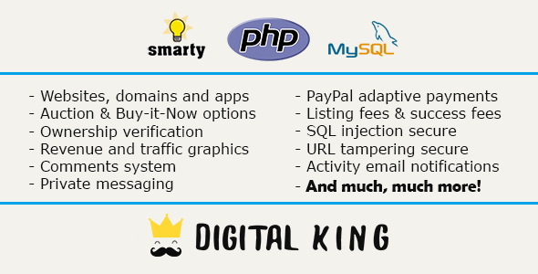 3807-Digital King - Website, domain and app marketplace