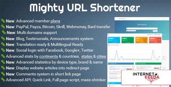 3868-Mighty URL Shortener v3.2.1 - Short URL Script