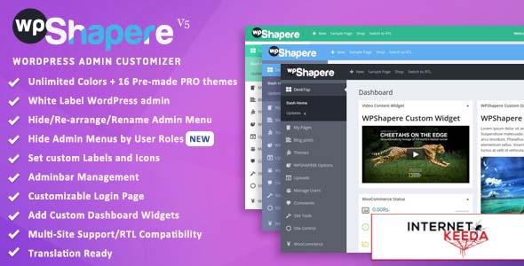 3893-WPShapere v5.0.5 - Wordpress Admin Theme