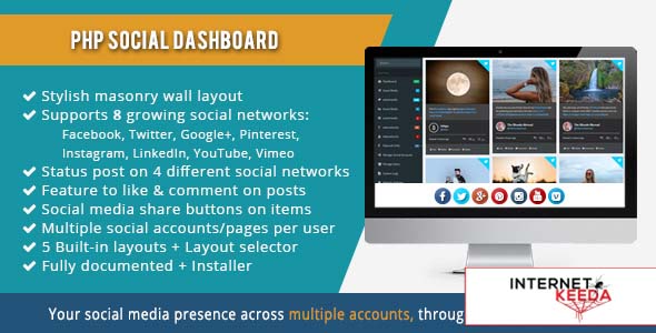 3975-PHP Social Dashboard v1.5.5