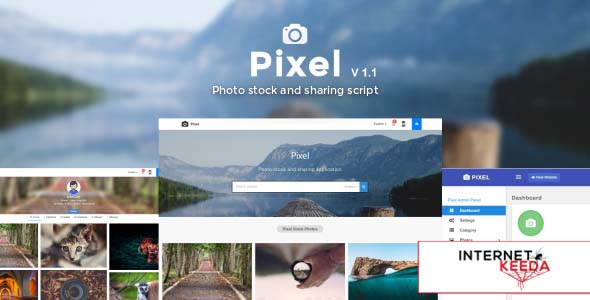 4006-Pixel - Photo, Video stock & sharing script