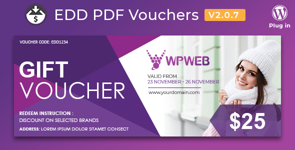 4158-Easy Digital Downloads - PDF Vouchers v2.0.7