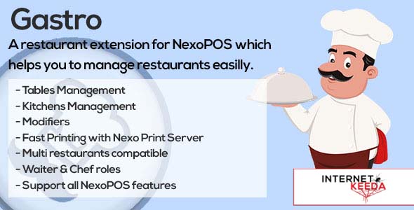 13815-Gastro v2.4.1 - Restaurant Extension for NexoPOS