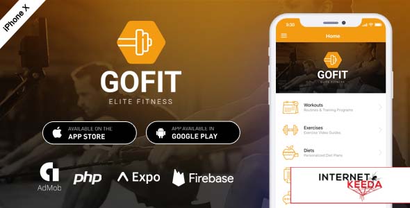 4361-GoFit - Complete React Native Fitness App + Backend