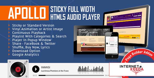 4480-Apollo v1.4 - Audio Player for WPBakery Page Builder