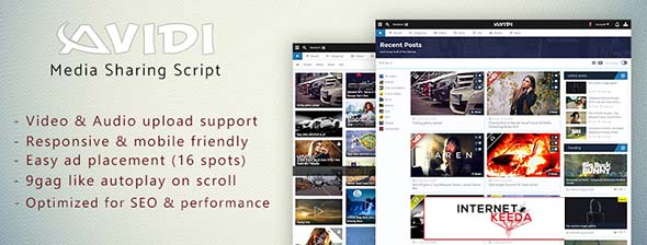 4420-Avidi Media 1.7 - Ultimate Video, Music, Image and Gif Sharing Script
