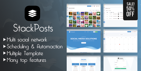 4657-Stackposts v2.2 - Social Marketing Tool