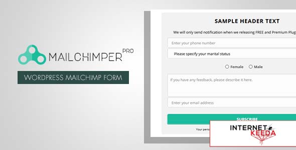 12081-MailChimper PRO v1.8.3.1 - WordPress MailChimp Signup Form Plugin