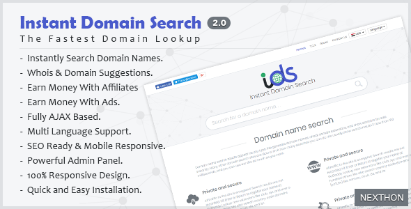 4796-Instant Domain Search Script v2.0