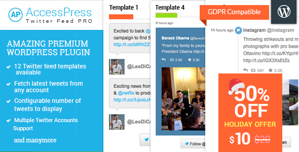 4878-AccessPress Twitter Feed Pro v1.1.6