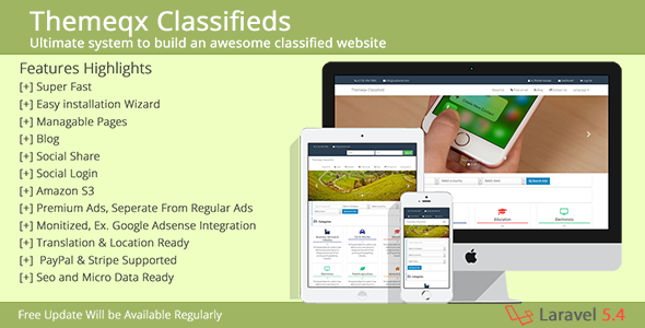 4903-Themeqx v3.2 - Advanced PhP Laravel Classified ads cms