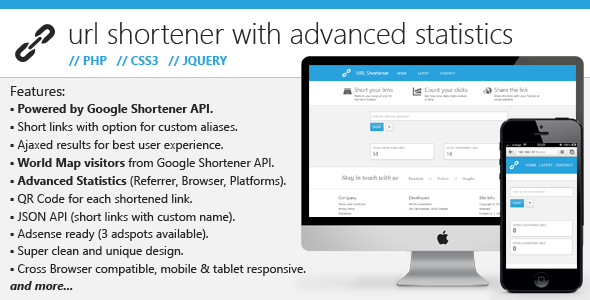 4995-URL Shortener Script with Statistics v1.5