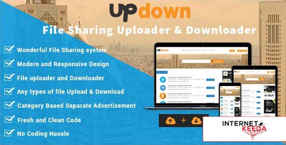 5167-UpDown v1.3 - File Sharing Uploader / Youtube / Downloader & Blogging