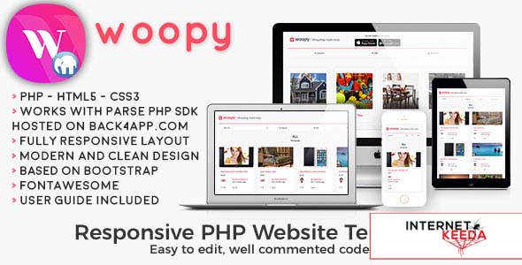 5262-woopy - PHP Listings + Chat Web Template