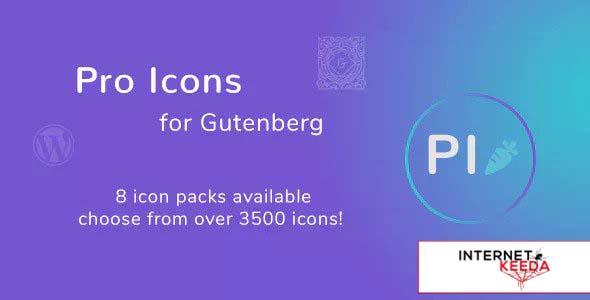 5399-Pro Icons for Gutenberg WordPress Editor v1.0.0