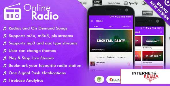 5489-Online Radio With Material Design