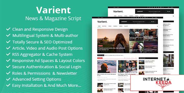 6331-Varient v1.6 - News & Magazine Script - 