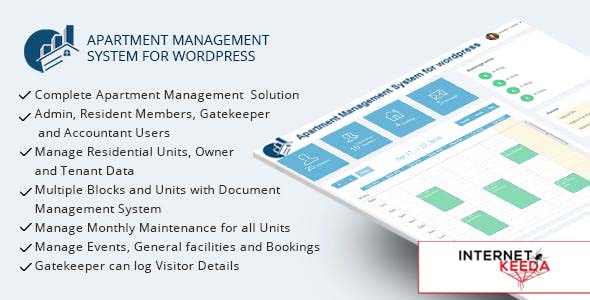 5784-WPAMS v17.0 - Apartment Management System for wordpress